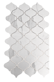 Lantern Calacatta Polished White Porcelain Mosaic Tile For Walls & Floors - MARICERA