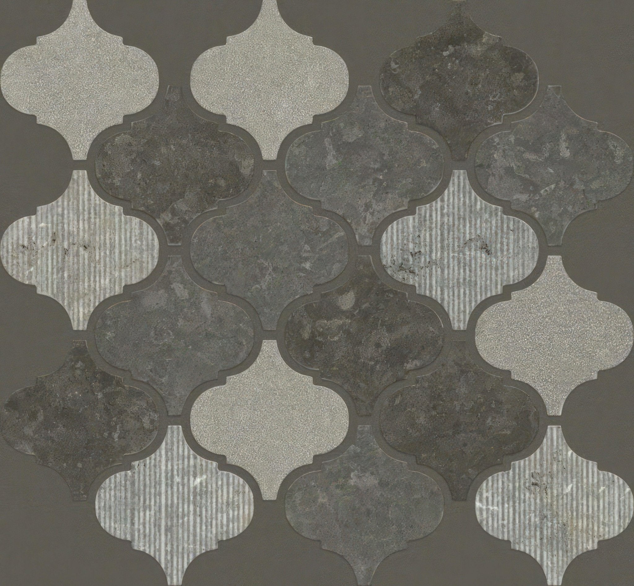Lantern Milly Gray Limestone Mosaic Tile For Walls & Floors - MARICERA