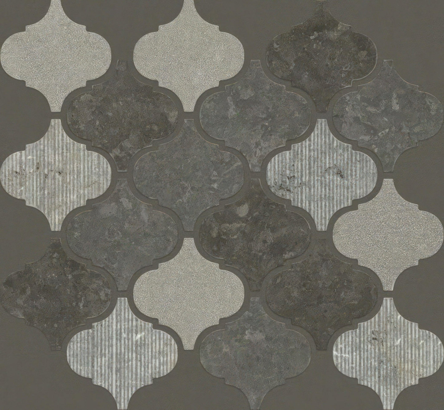 Lantern Milly Gray Limestone Mosaic Tile For Walls & Floors - MARICERA
