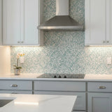 LumiFlora Engraved White Marble Tile - MARICERA