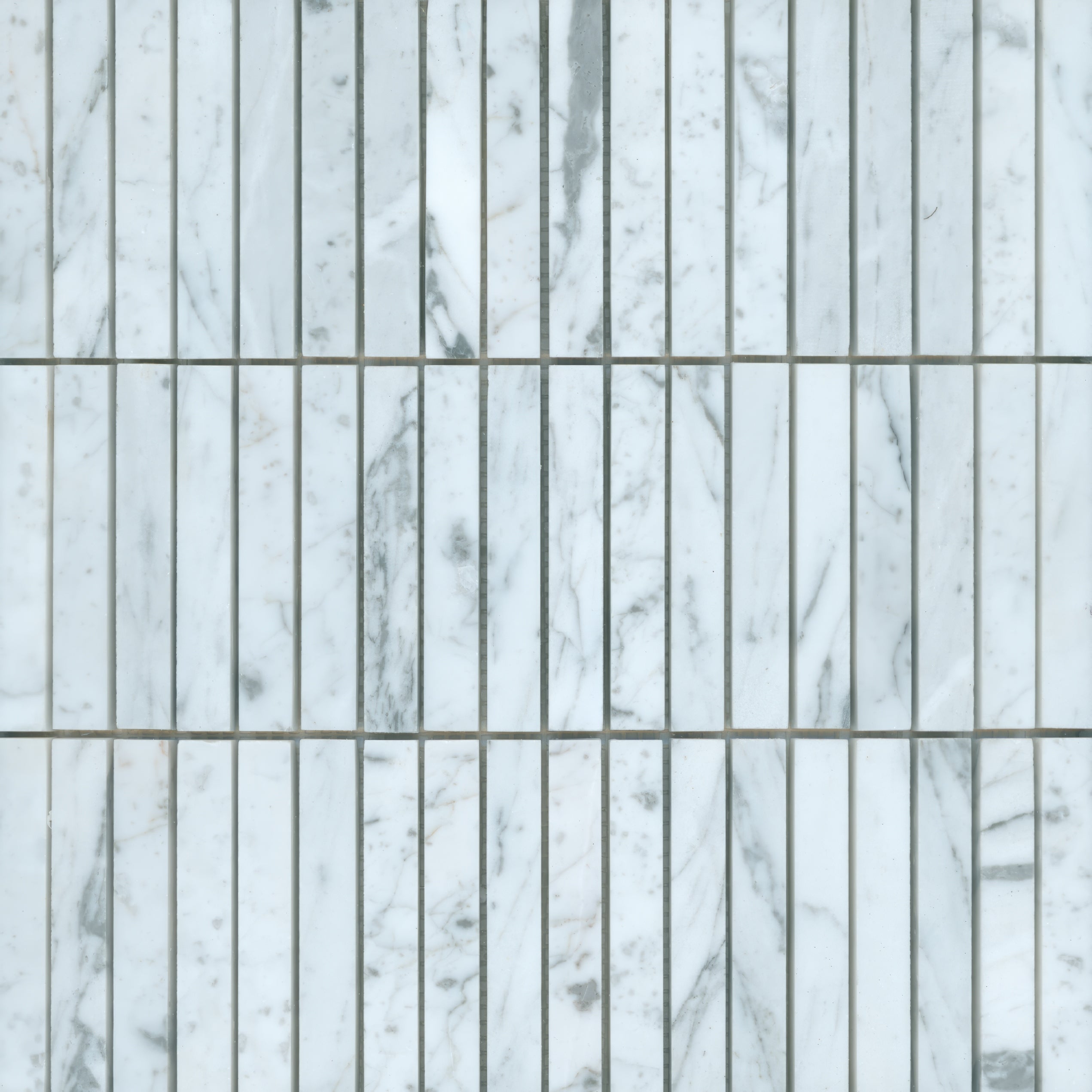 Carrara 1x4 Brick Honed White Marble Mosaic Tile For Walls & Floors