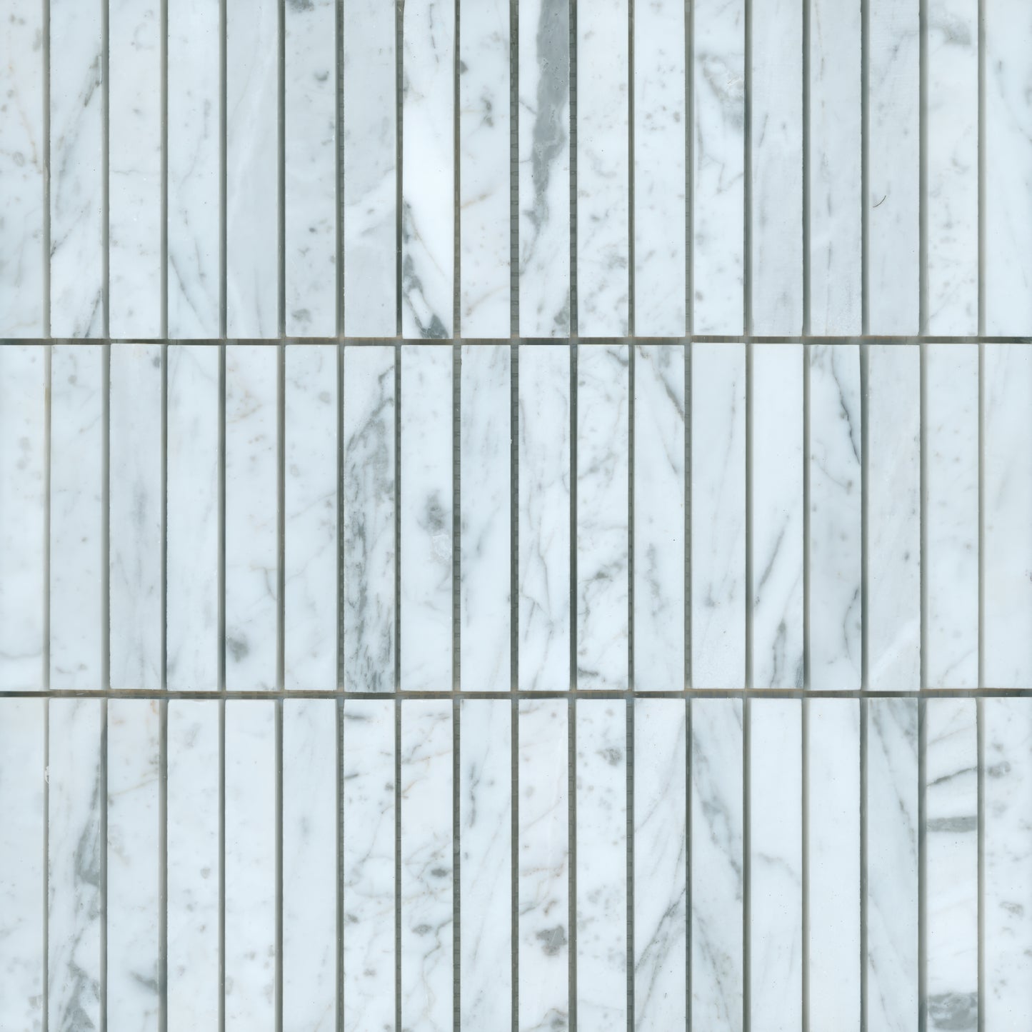 Carrara 1x4 Brick Honed White Marble Mosaic Tile For Walls & Floors
