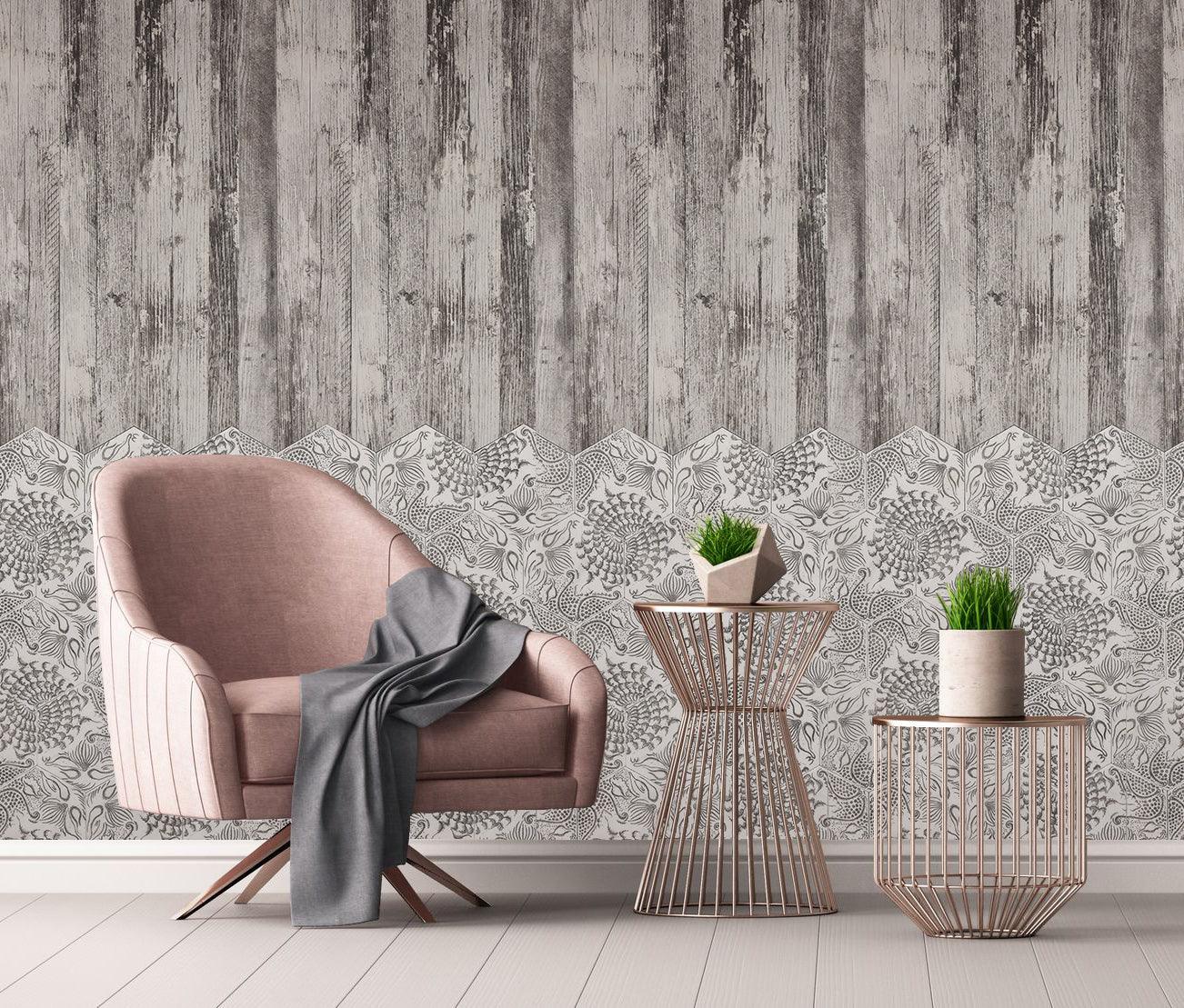 Nuhex Glacier White Etched Marble Tile Walls & Floors - MARICERA