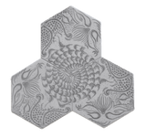 Nuhex Glacier White Etched Marble Tile Walls & Floors - MARICERA