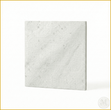 Opulent Waves - Engraved Bianco Marble Tile - MARICERA