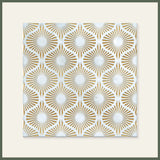 Opulent Waves - Engraved Bianco Marble Tile - MARICERA