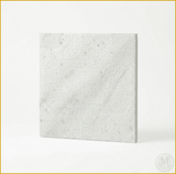 Opulent Waves - Engraved Bianco Marble Tile - MARICERA