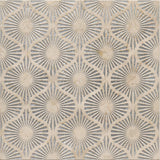Opulent Waves - Engraved Crema Marfil Marble Tile - Natural - MARICERA
