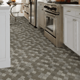 Ornament Foussana Gray Marble Mosaic Tile For Walls & Floors - MARICERA