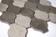 Ornament Foussana Gray Marble Mosaic Tile For Walls & Floors - MARICERA