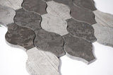 Ornament Milly Gray Limestone Mosaic Tile For Walls & Floors - MARICERA