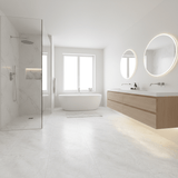 Palmera | Glacier White Marble | Pattern Engraved - MARICERA