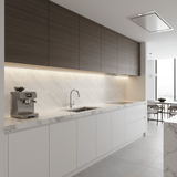 Palmera | Glacier White Marble | Pattern Engraved - MARICERA