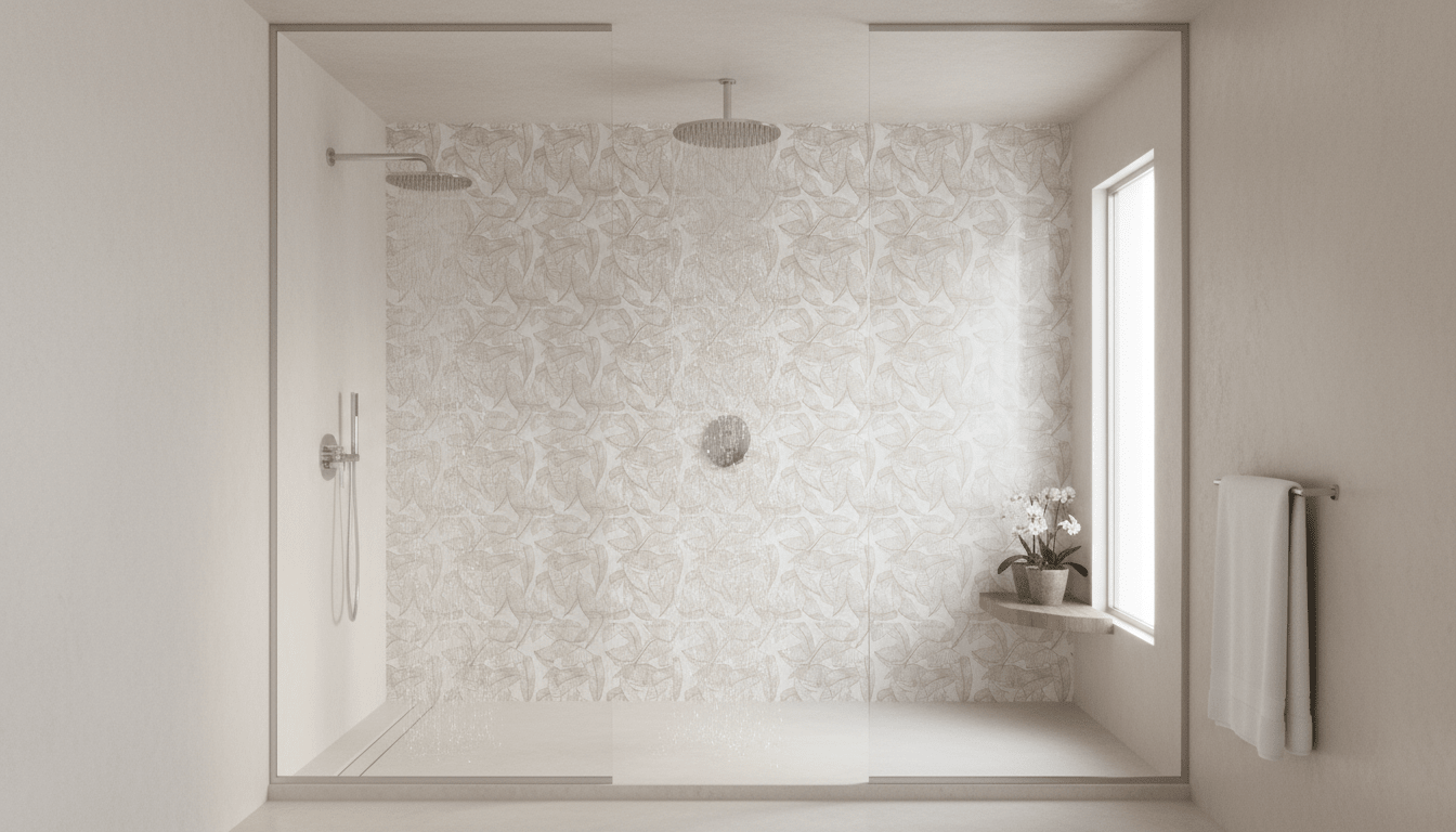 Palmera | Glacier White Marble | Pattern Engraved - MARICERA