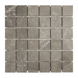 Royal Gray 2x2 Honed Marble Mosaic Tile For Walls & Floors - MARICERA