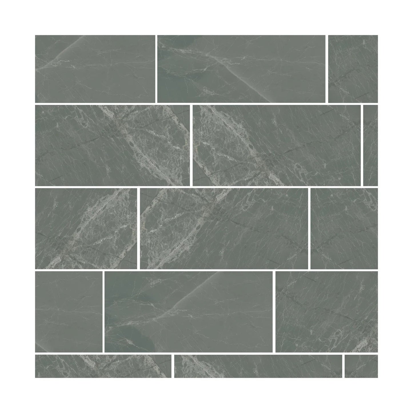 Royal Gray 6x12 Honed Marble Tile For Walls & Floors - MARICERA