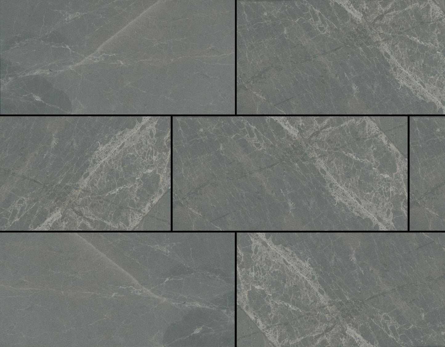 Royal Gray 6x12 Honed Marble Tile For Walls & Floors - MARICERA