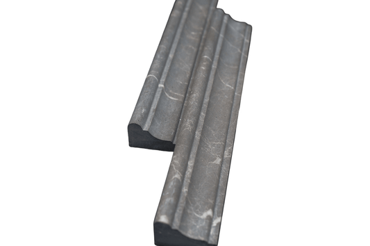 Royal Gray Chair Rail Honed Marble Tile Trim For Walls & Floors - MARICERA