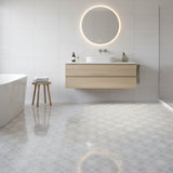 Opulent Waves-Rustic-Engraved Marble Tile