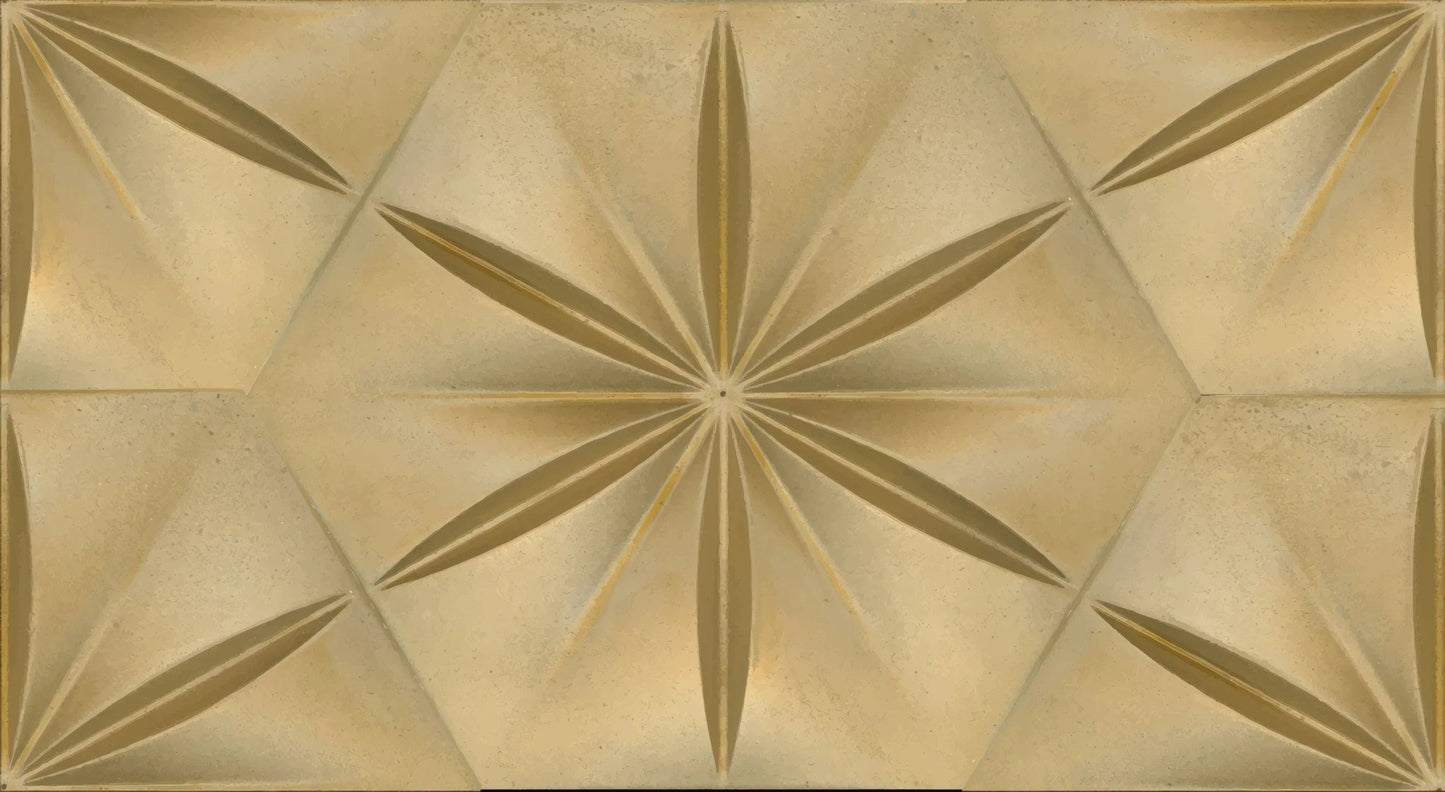 Scarlet Hexagon Cement Wall Tile - MARICERA