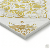 Seraphina | Glacier White Marble | Pattern Engraved - MARICERA