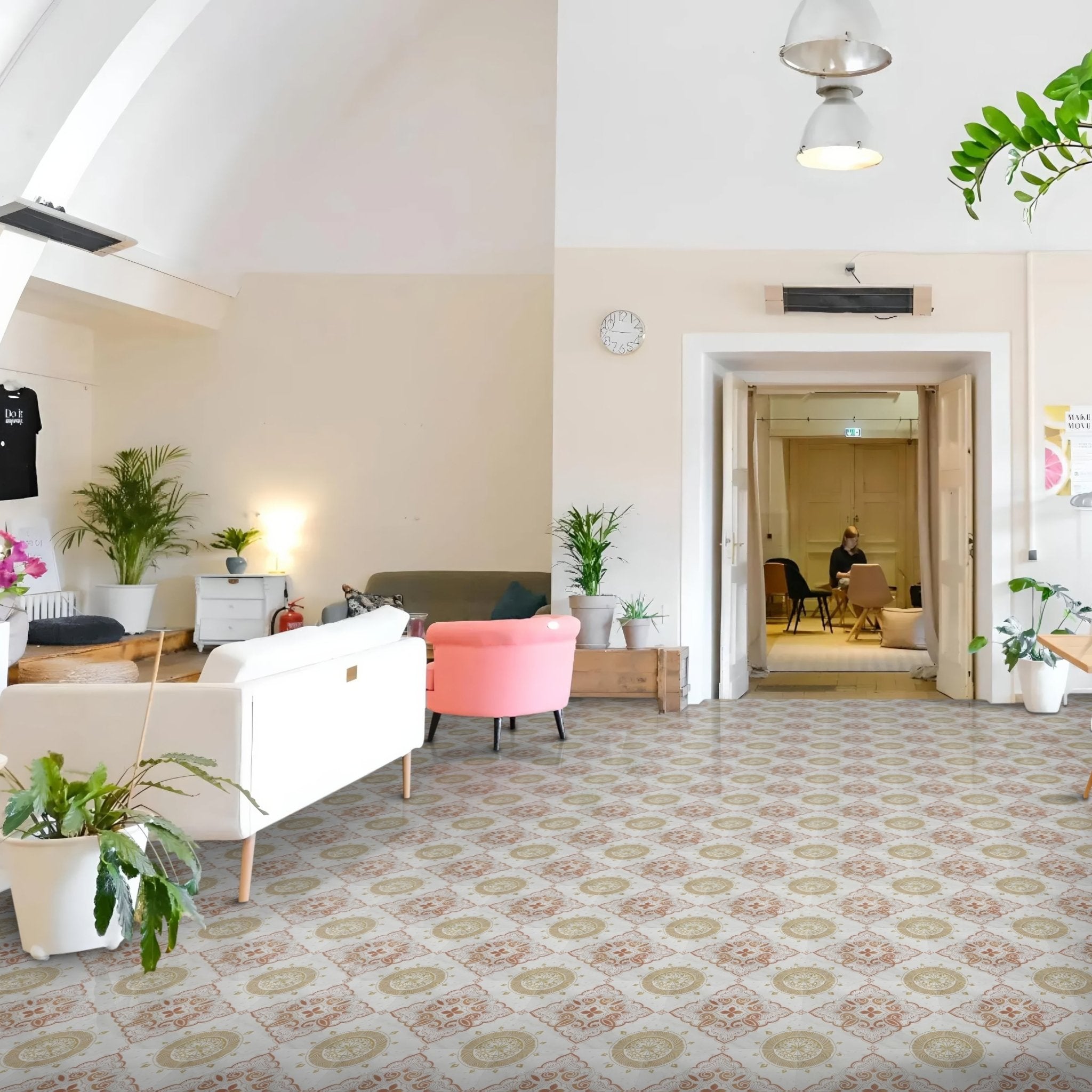 Seraphina | Glacier White Marble | Pattern Engraved - MARICERA