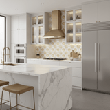 Seraphina | Glacier White Marble | Pattern Engraved - MARICERA