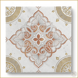 Seraphina | Glacier White Marble | Pattern Engraved - MARICERA