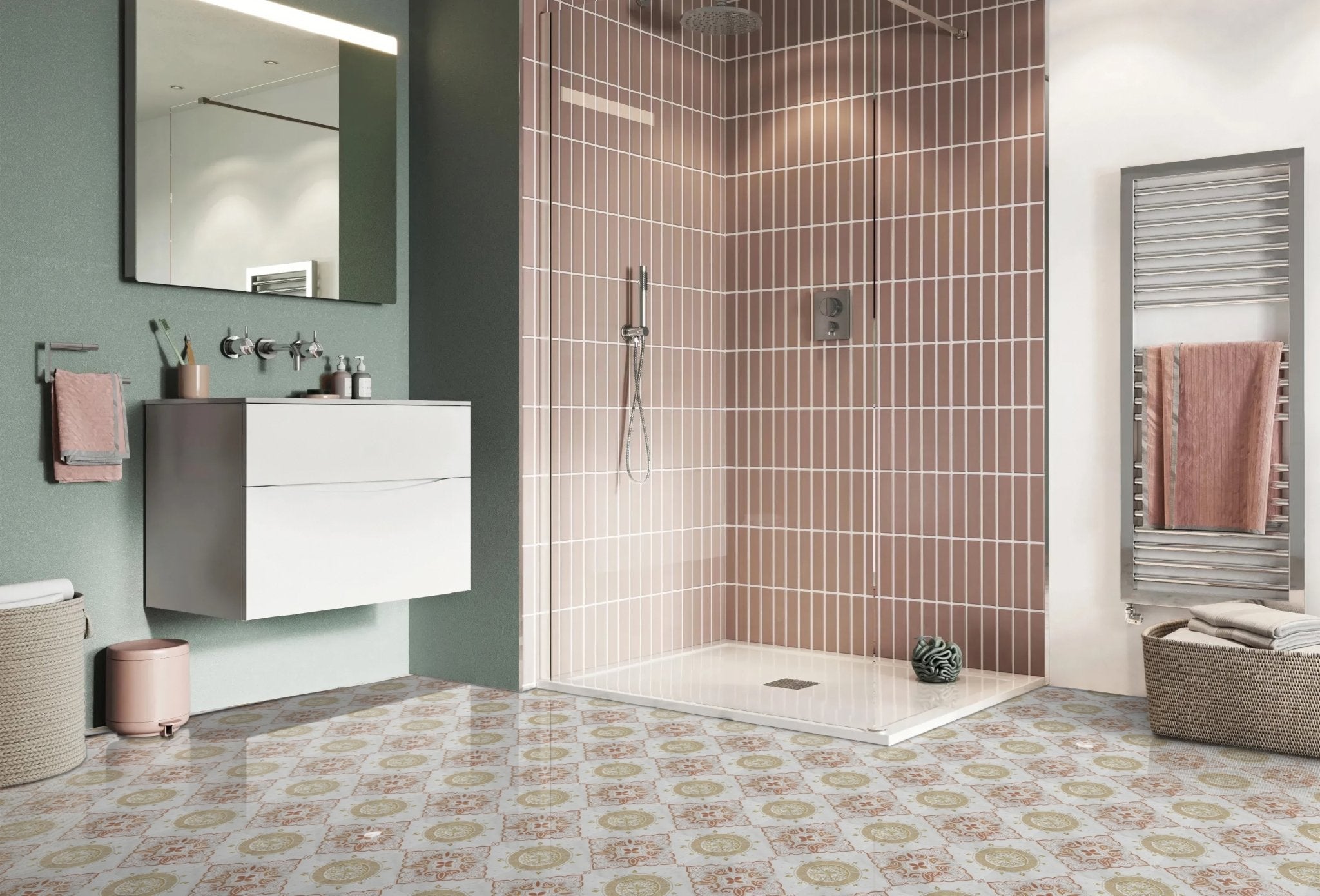 Seraphina | Glacier White Marble | Pattern Engraved - MARICERA