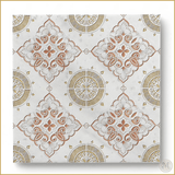 Seraphina | Glacier White Marble | Pattern Engraved - MARICERA