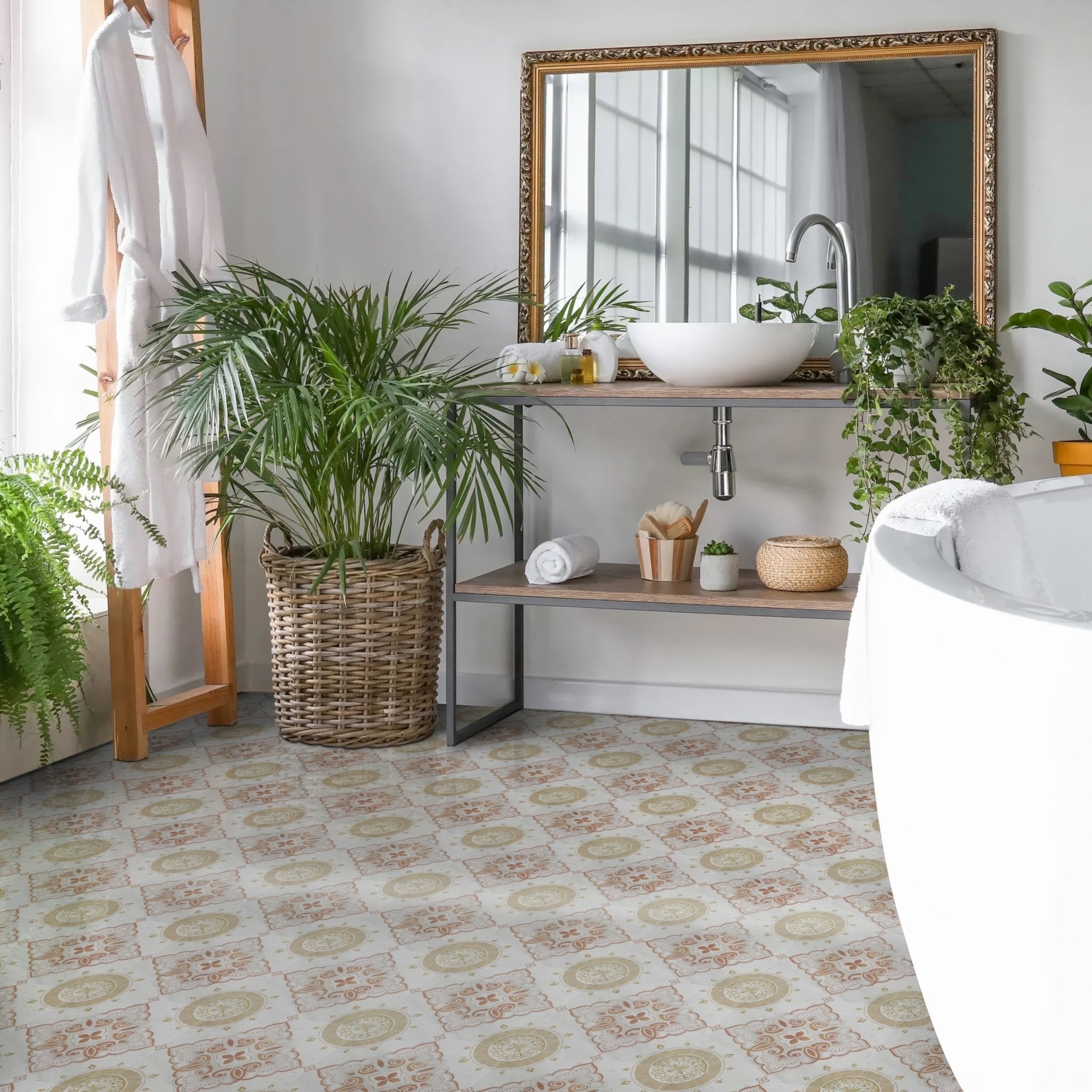 Seraphina | Glacier White Marble | Pattern Engraved - MARICERA