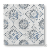 Seraphina | Glacier White Marble | Pattern Engraved - MARICERA