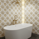 Seraphina | Glacier White Marble | Pattern Engraved - MARICERA