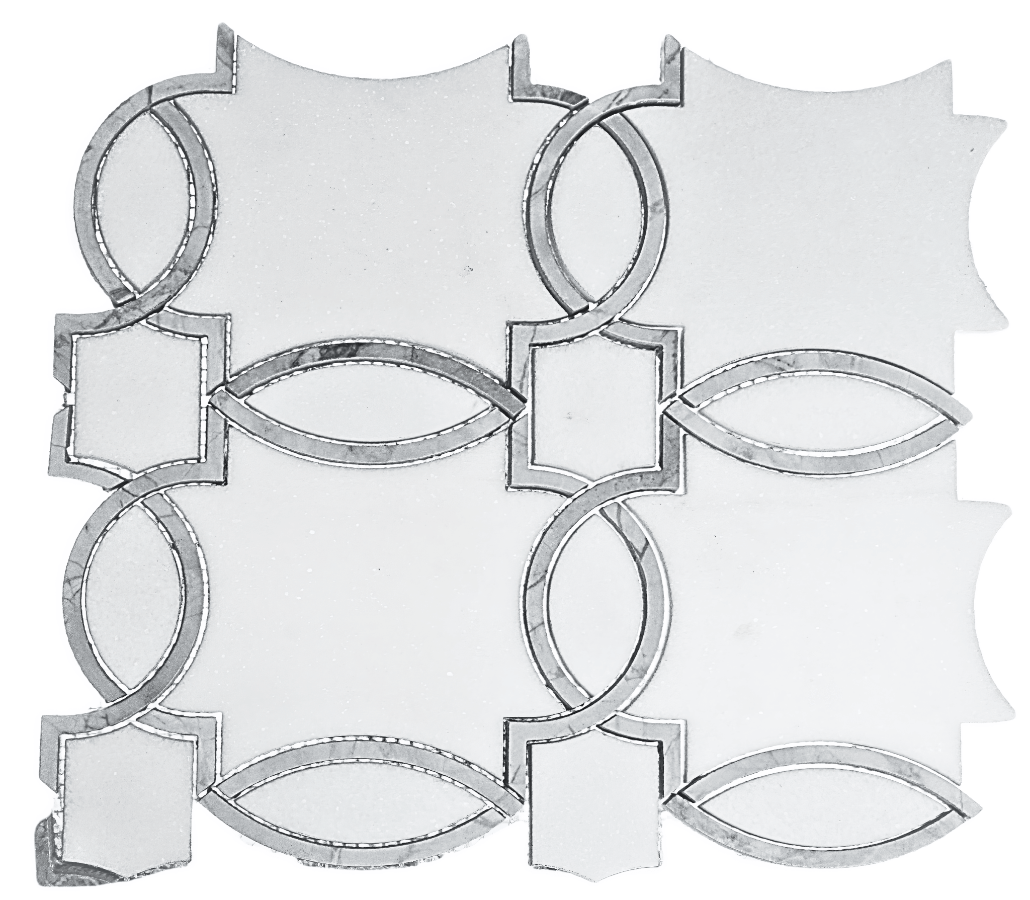 Serene Polished Marble Mosaic Tile For Walls & Floors - MARICERA