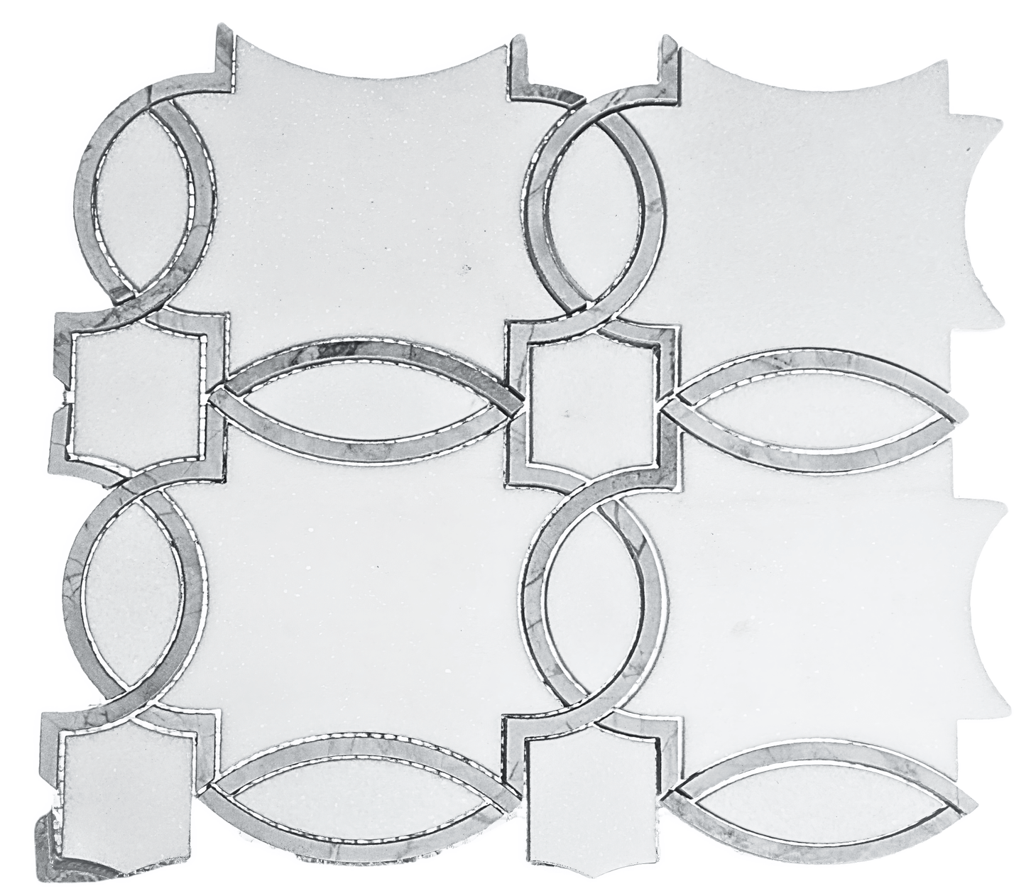 Serene Polished Marble Mosaic Tile For Walls & Floors - MARICERA