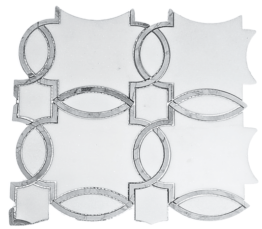 Serene Polished Marble Mosaic Tile For Walls & Floors - MARICERA