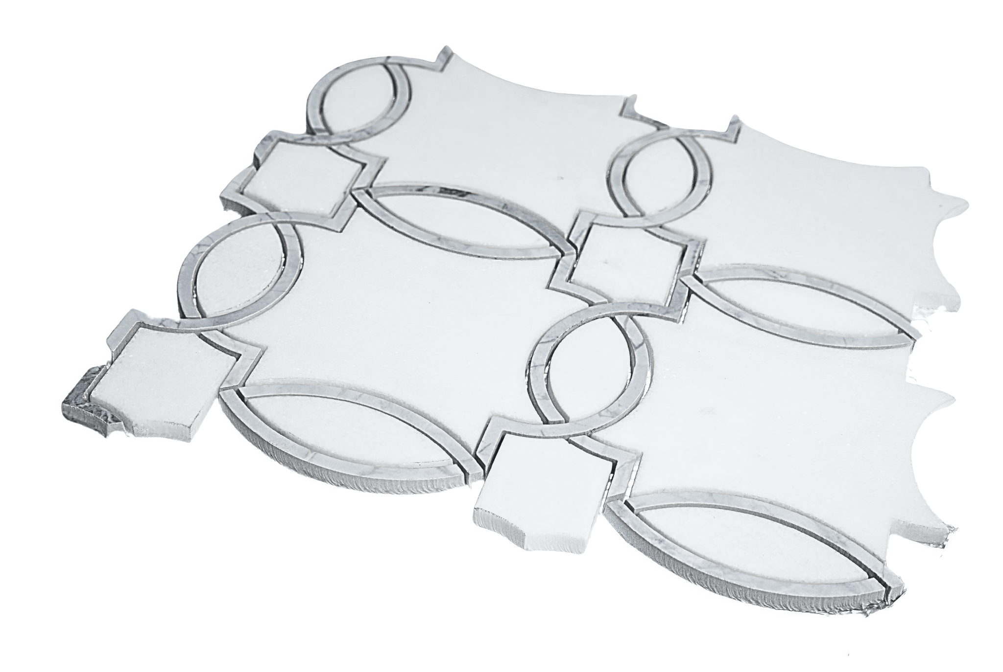 Serene Polished Marble Mosaic Tile For Walls & Floors - MARICERA