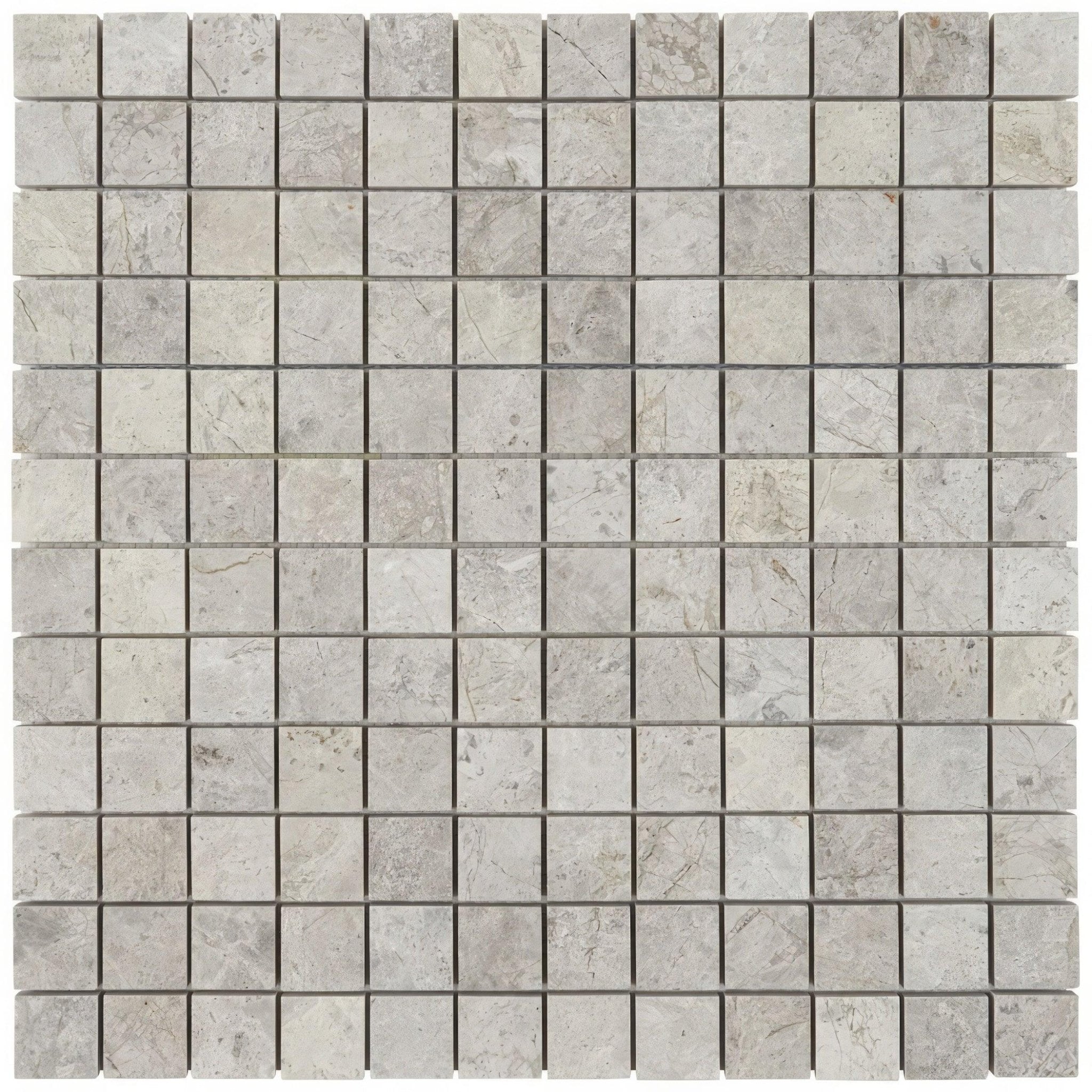 Silver Sand 1x1 Honed Limestone Mosaic Tile For Walls & Floors - MARICERA