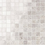 Silver Sand 1x1 Honed Limestone Mosaic Tile For Walls & Floors - MARICERA