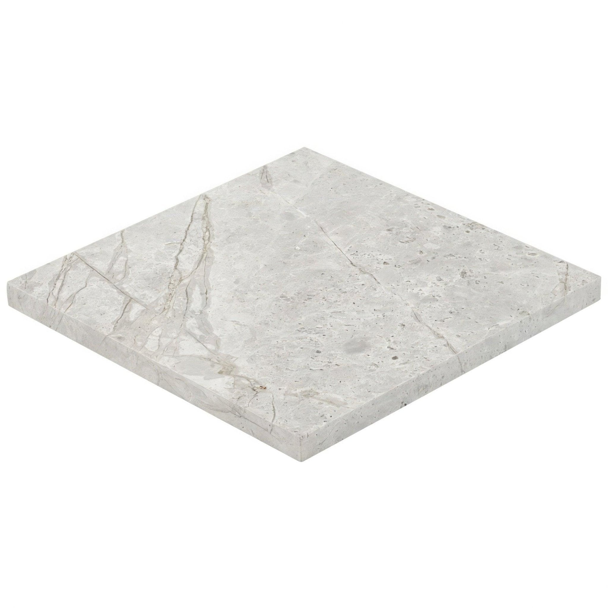 Silver Sand 4x4 Honed Limestone Tile For Walls & Floors - MARICERA