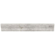 Silver Sand Chair Rail Honed Gray Limestone Tile Trim For Walls & Floors - MARICERA