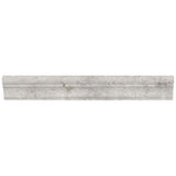 Silver Sand Chair Rail Honed Gray Limestone Tile Trim For Walls & Floors - MARICERA