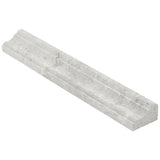 Silver Sand Chair Rail Honed Gray Limestone Tile Trim For Walls & Floors - MARICERA