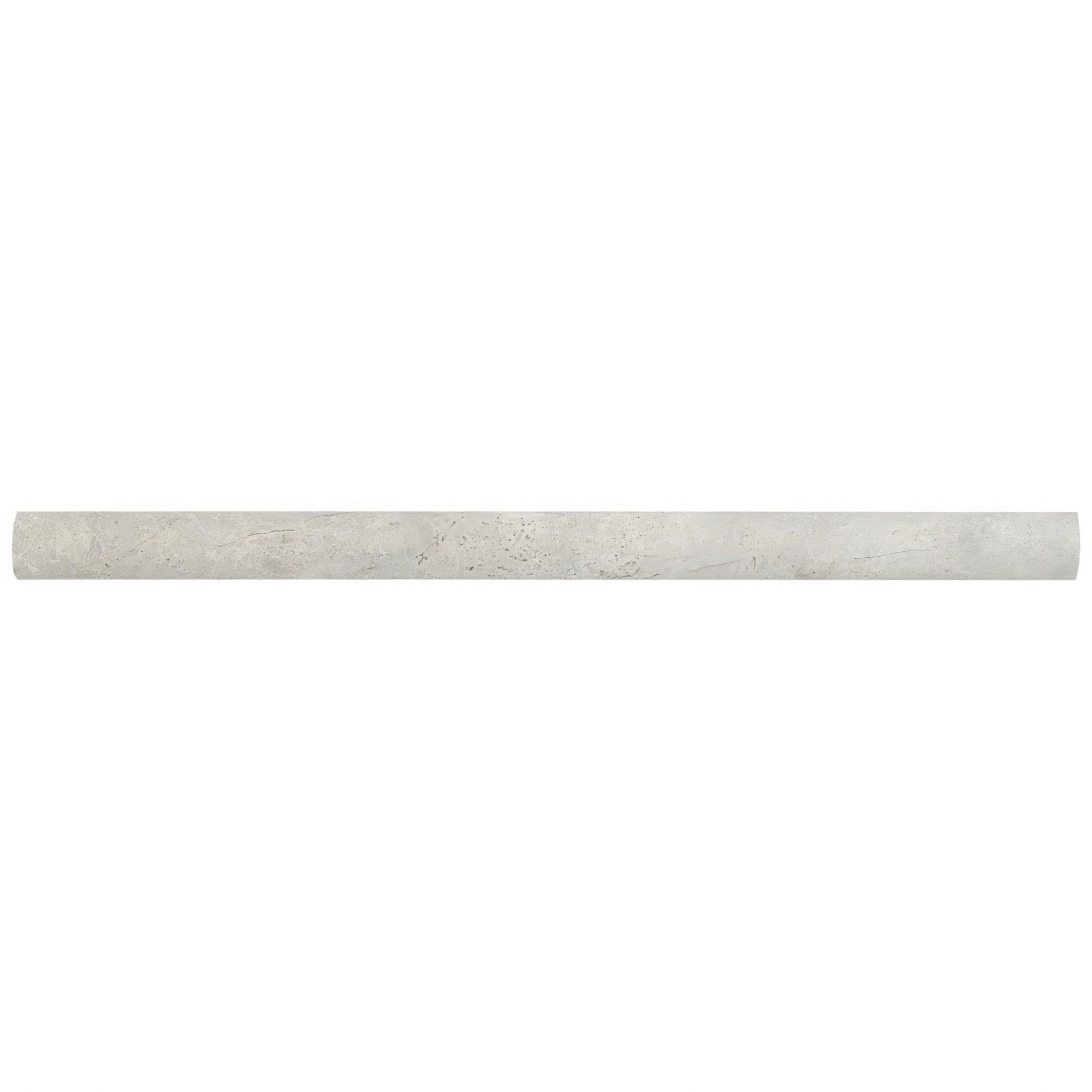 Silver Sand Pencil Liner Honed Gray Limestone Tile Trim For Walls & Floors - MARICERA