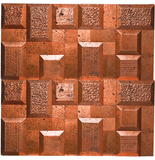 Stoneage Bronze Foil 12x12 Marble Mosaic Wall Tile - MARICERA