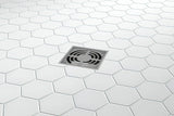 Thasos 3 - inch Hexagon Honed Marble Mosaic Tile For Walls & Floors - MARICERA