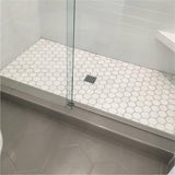 Thasos 3 - inch Hexagon Honed Marble Mosaic Tile For Walls & Floors - MARICERA