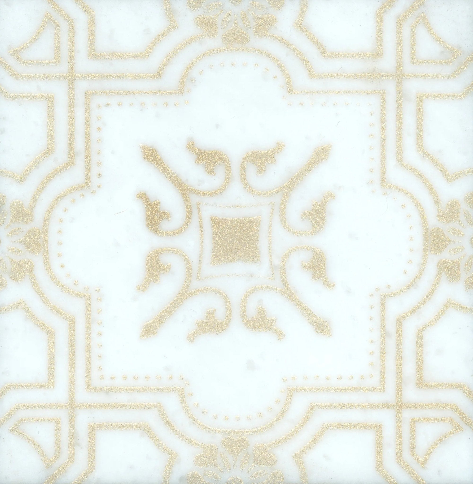 The Liria - Engraved Pattern Marble Tile - MARICERA