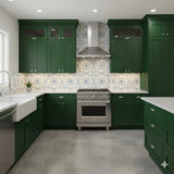 The Liria - Engraved Pattern Marble Tile - MARICERA