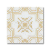 The Liria - Engraved Pattern Marble Tile - MARICERA